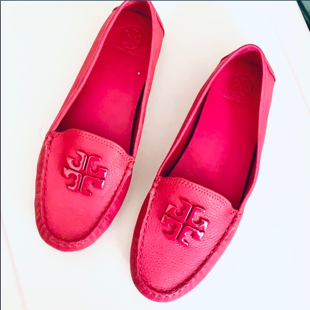 Tory Burch Lowell 2 Driver Tumbled Leather flats - Picture 2 of 7